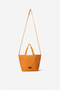 BOLSO SHOPPER MINI MARTA TIKA LISO NARANJA DE MUJER