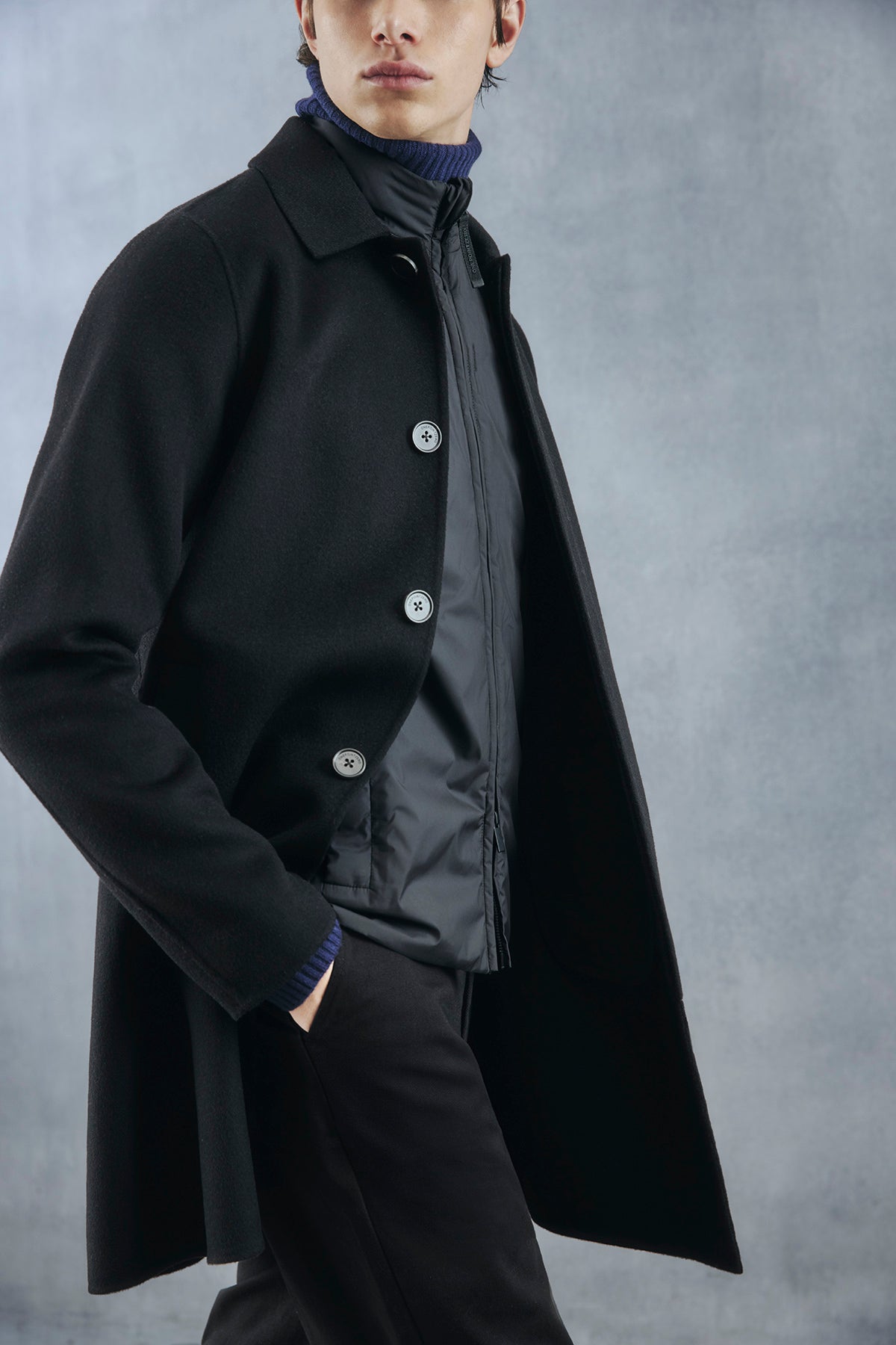 NAVY BLUE CRONO COAT