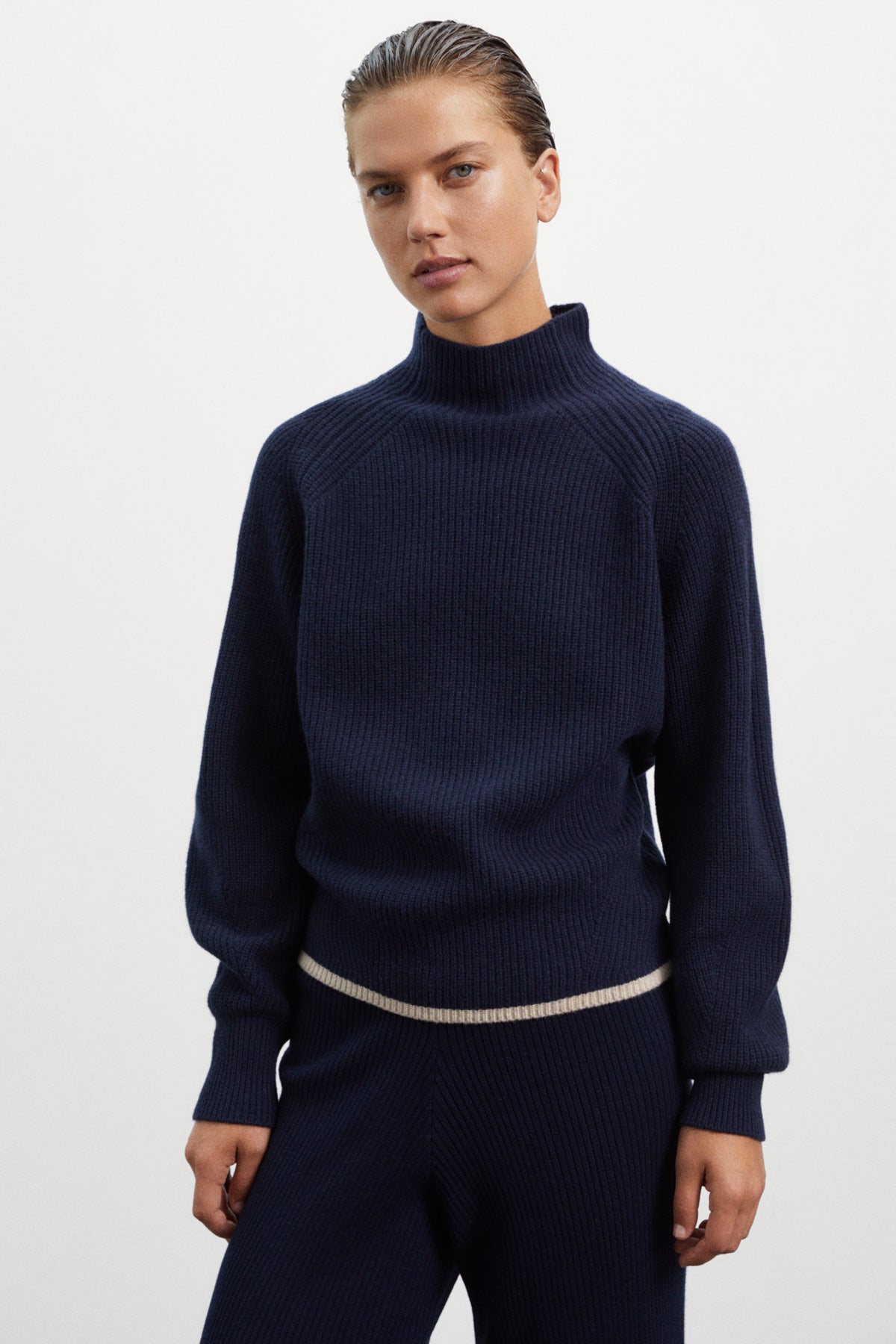 BLUE GINKO KNITTED JUMPER  