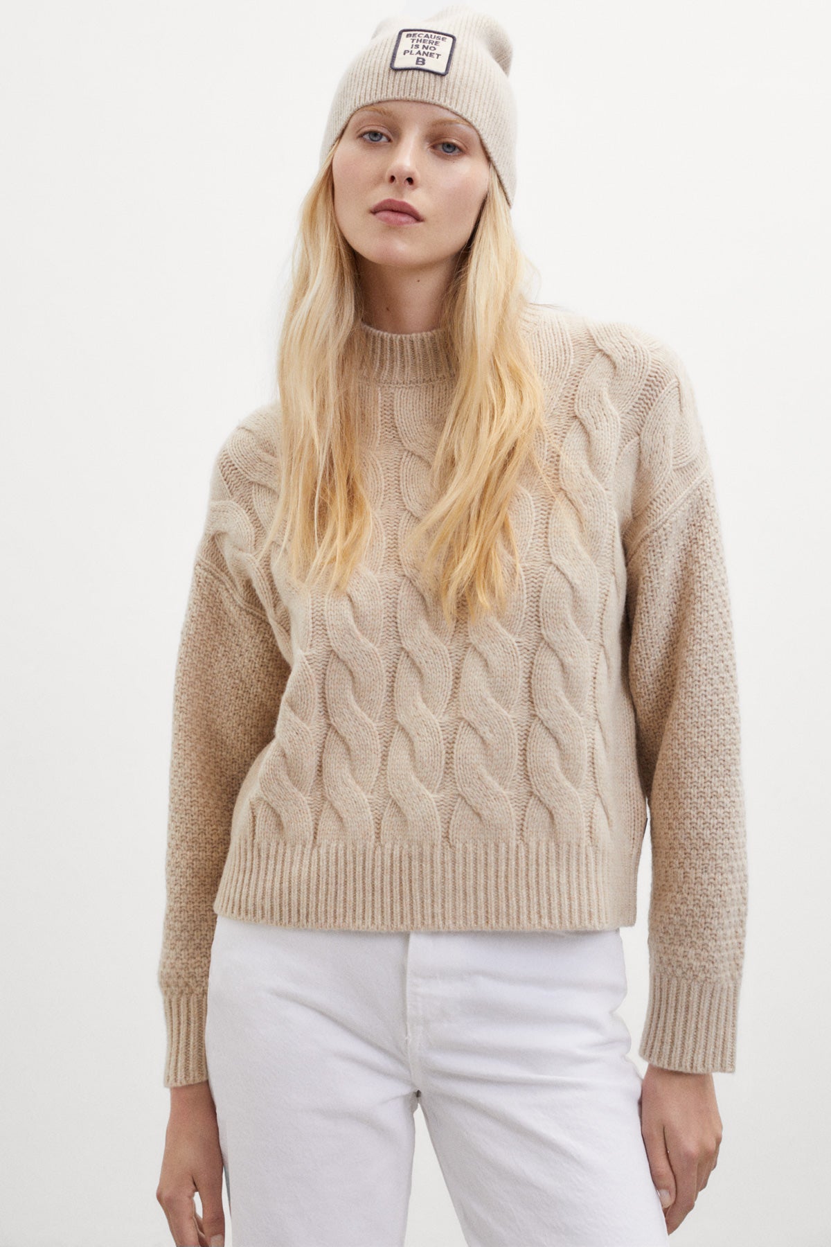 BROWN MIMOSA KNITTED JUMPER  