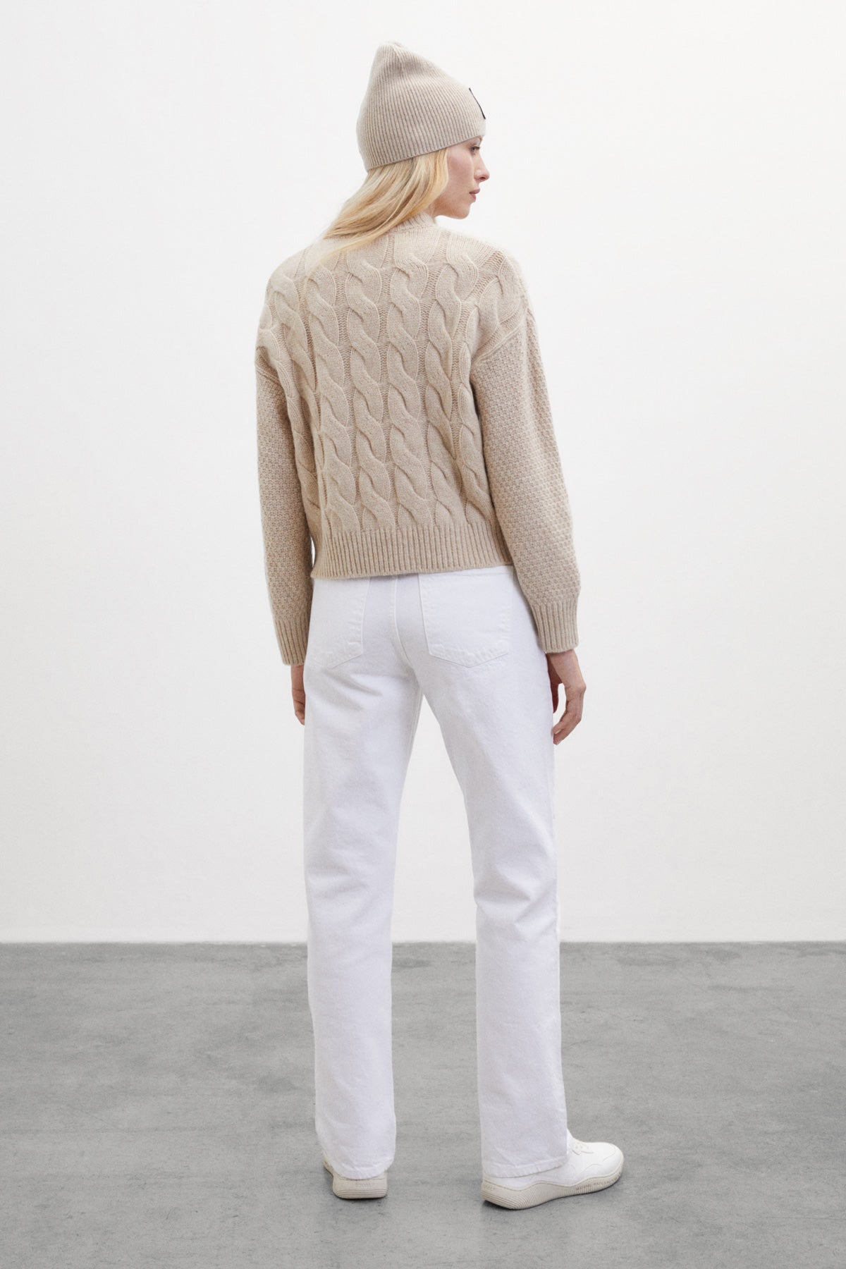 BROWN MIMOSA KNITTED JUMPER  