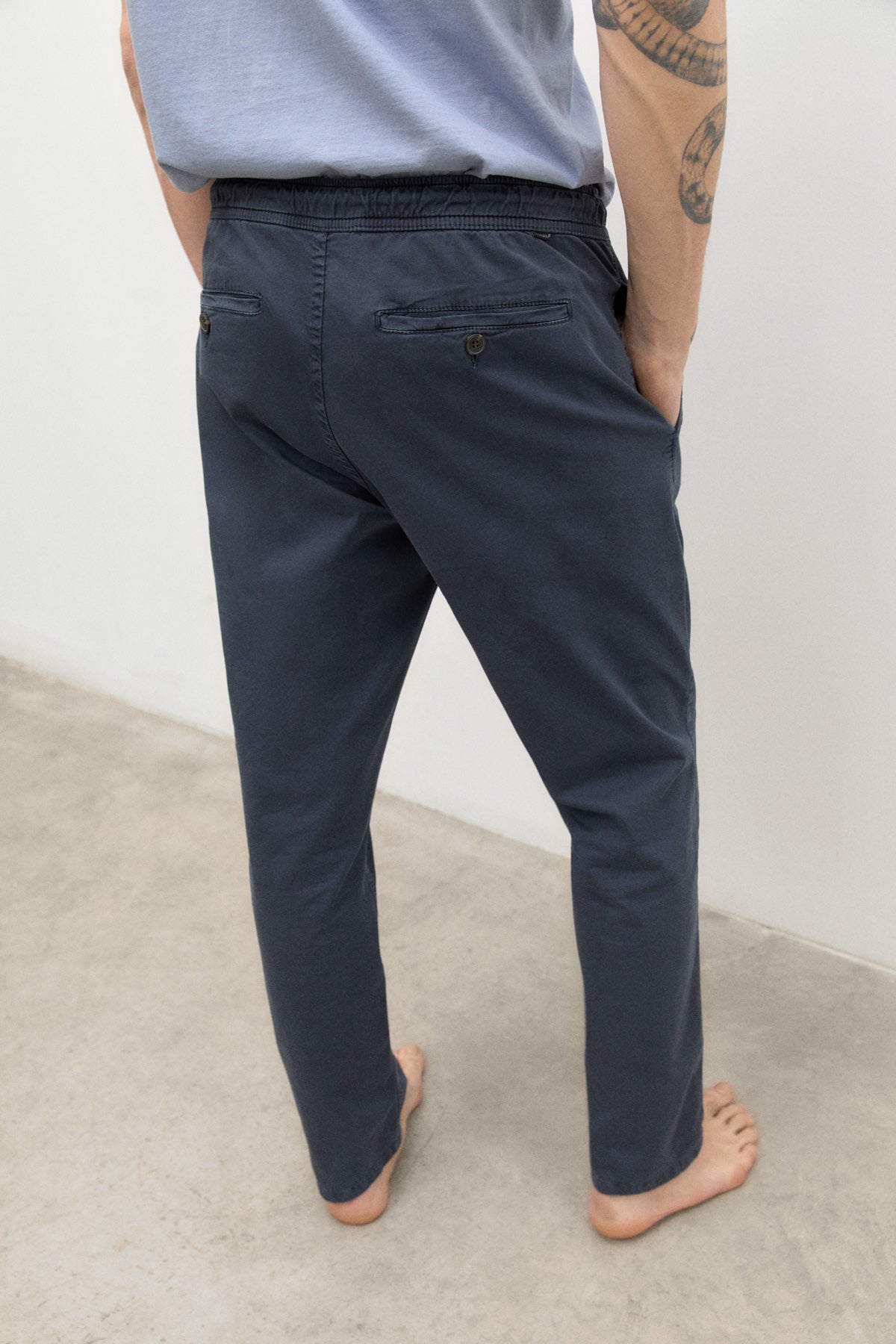 ETHICA TROUSERS DEEP NAVY