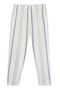 PANTALONI A RIGHE GINA BIANCO