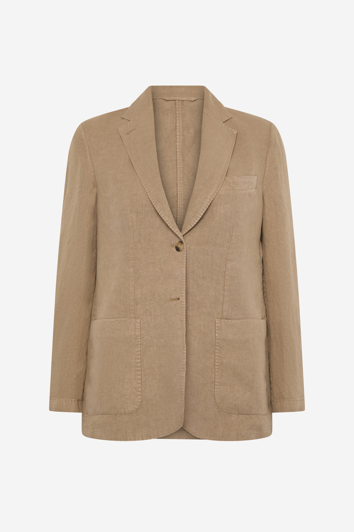 BLAZER HOJA CÁÑAMO BEIGE