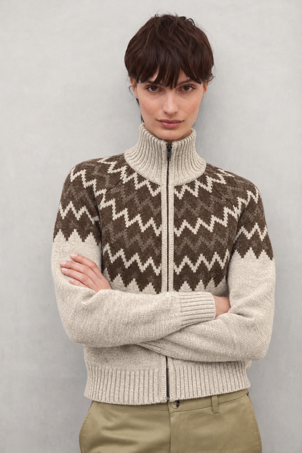 BEIGE GRECAS SWEATER