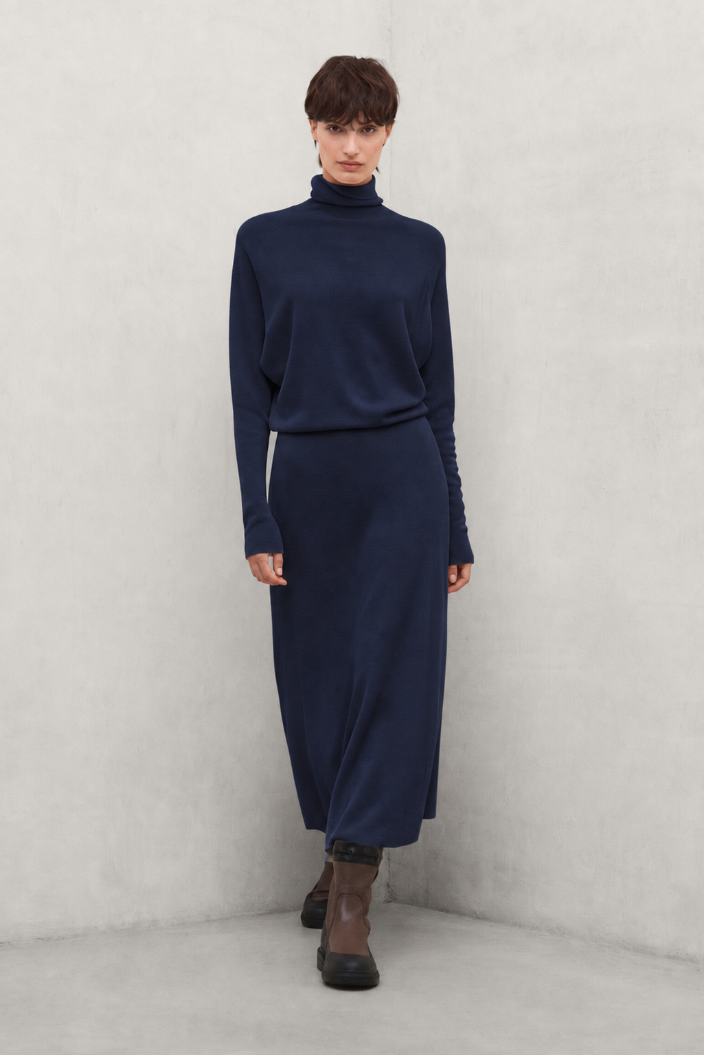 VESTIDO ANNIE AZUL MARINO