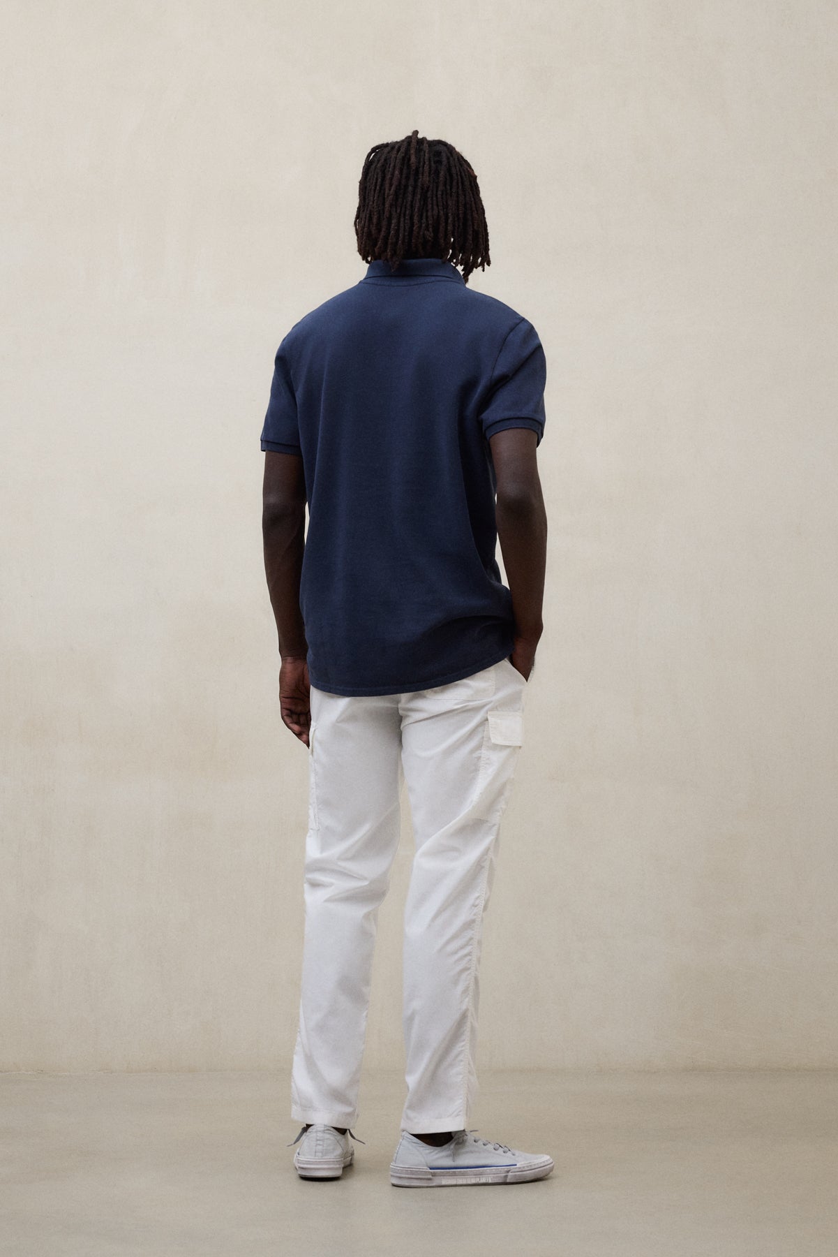 PIQUÉ-POLOSHIRT TEDAN MARINEBLAU