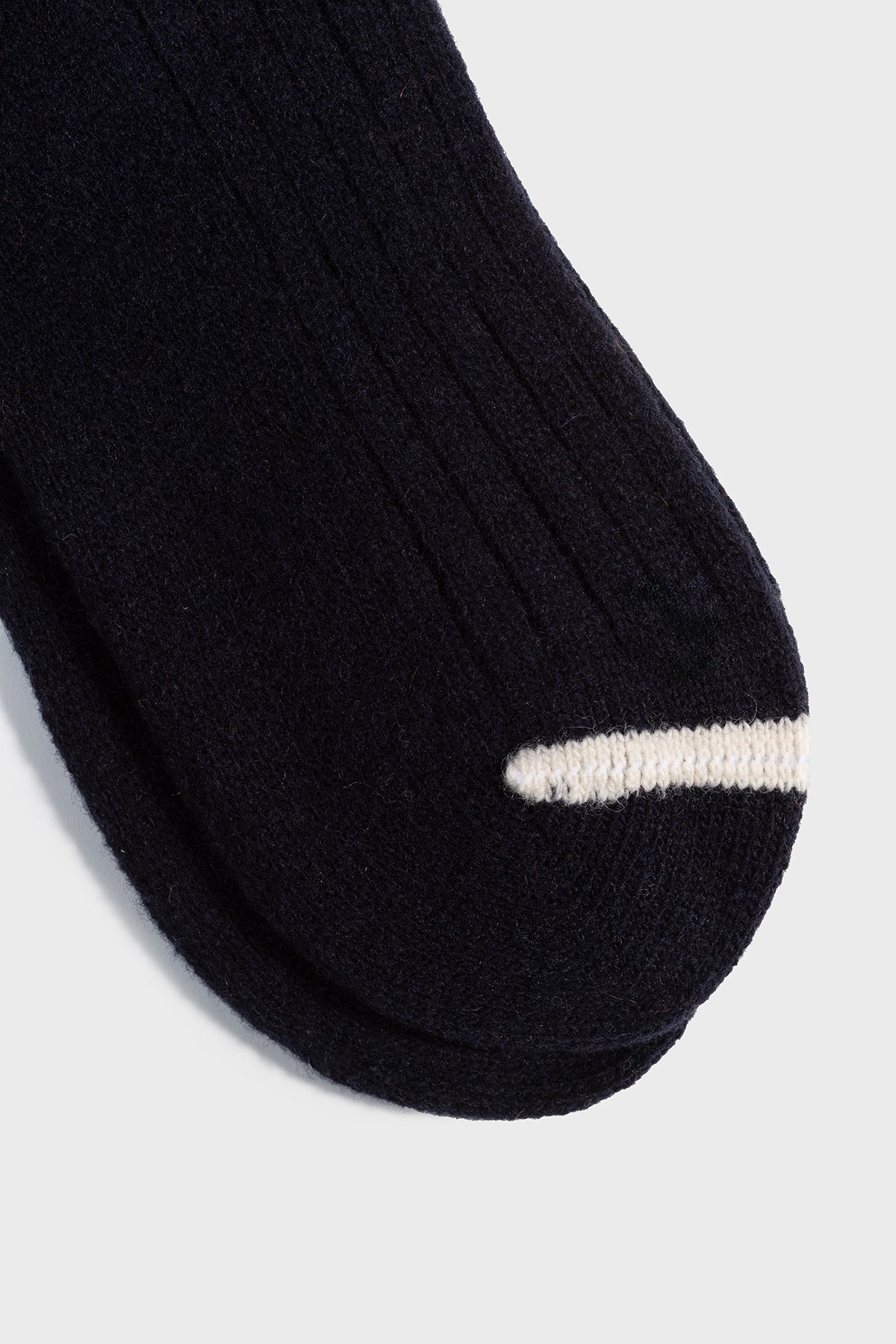 NAVY BLUE CONTRASTE LONG SOCKS