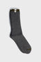 GREY CONTRASTE LONG SOCKS