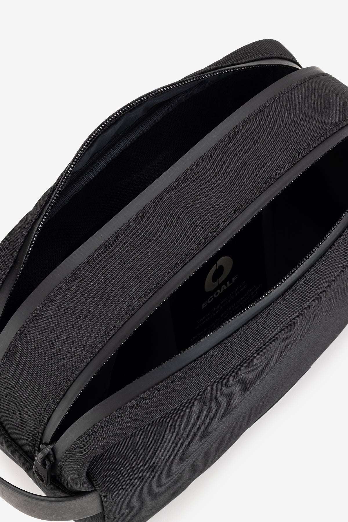BLACK VANITY TOILETRY BAG