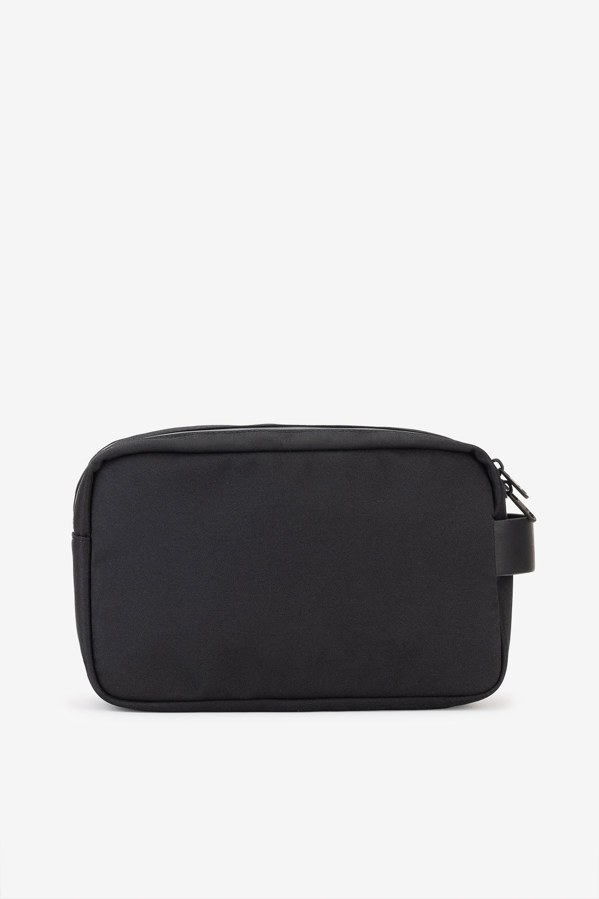 BLACK VANITY TOILETRY BAG