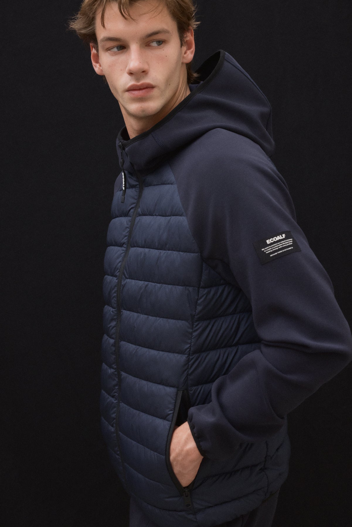 HYBRIDJACKE BOLONI MARINEBLAU