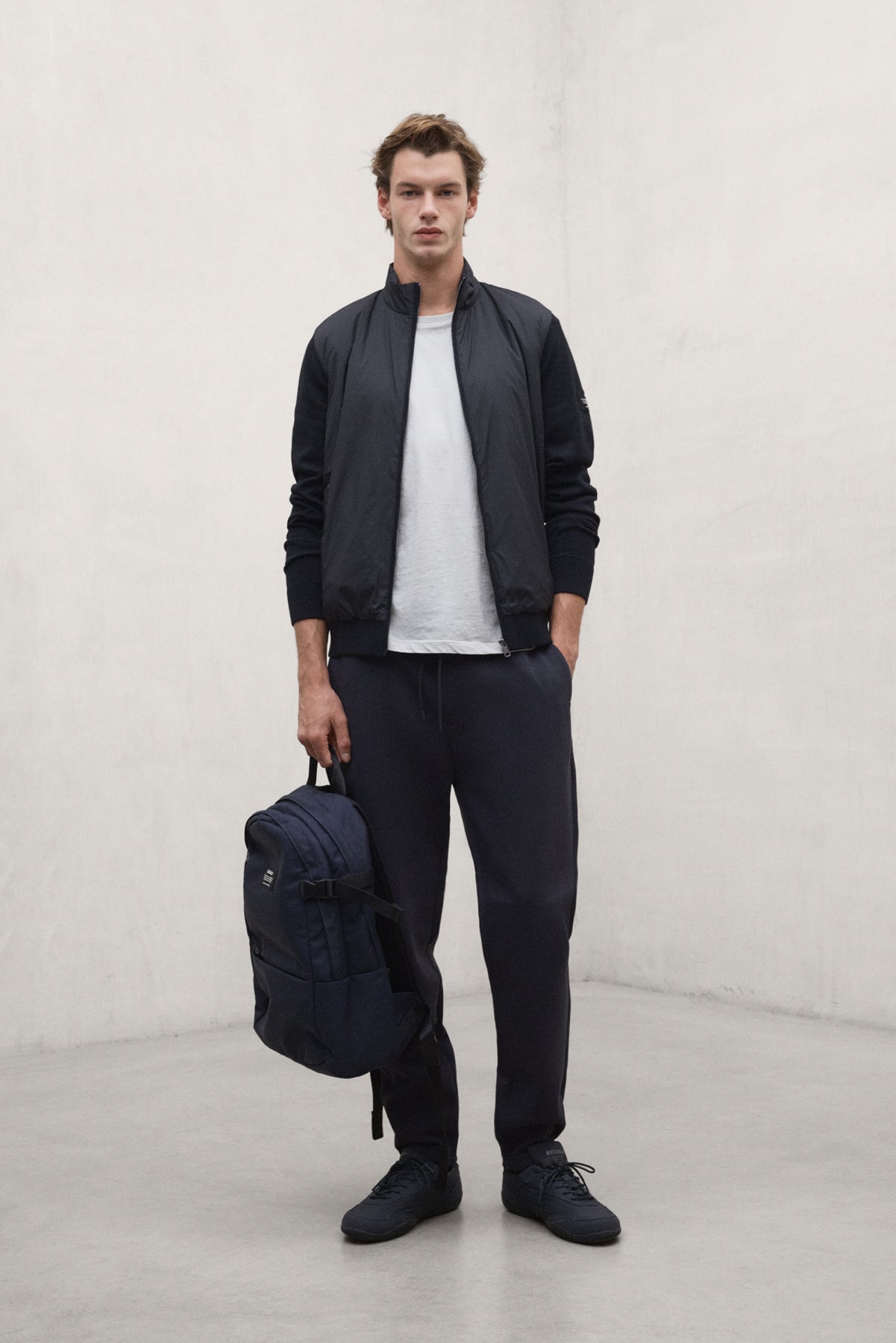 BLACK DENIO HYBRID JACKET