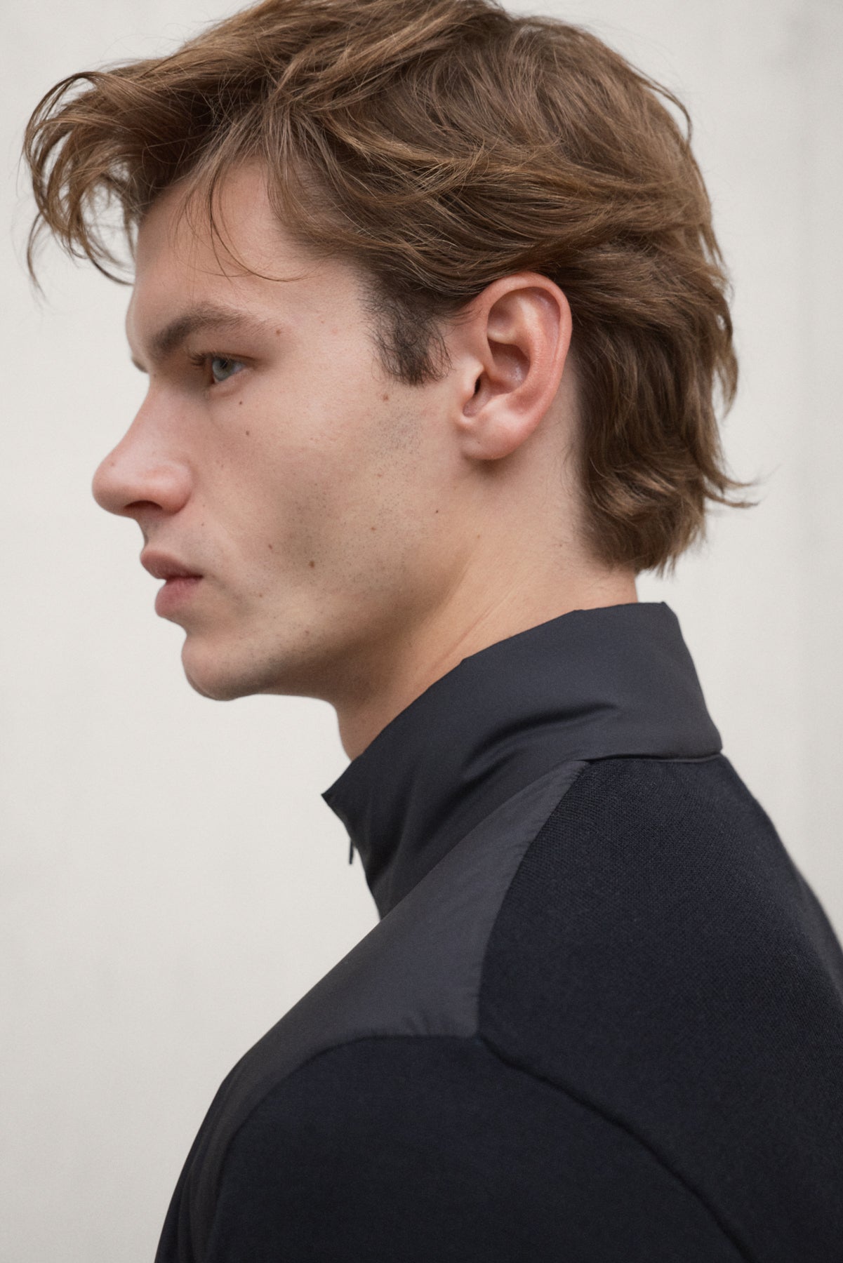 BLACK DENIO HYBRID JACKET