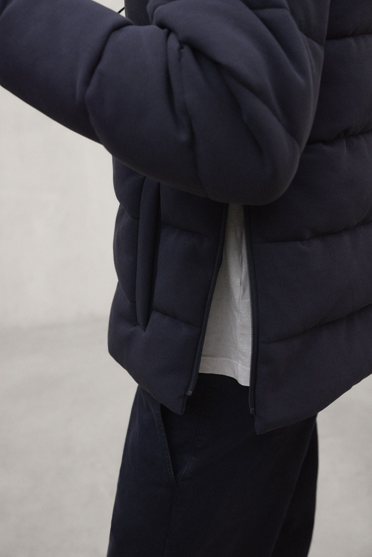 CHAQUETA HÍBRIDA ELDO AZUL MARINO
