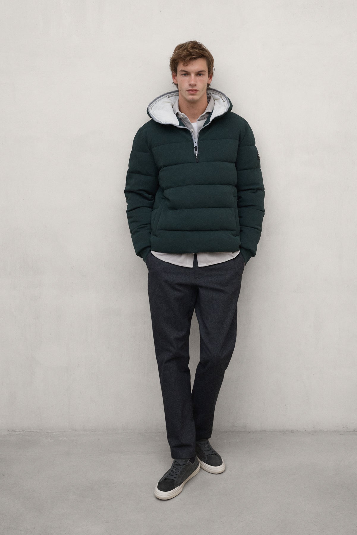 CHAQUETA HÍBRIDA ELDO VERDE