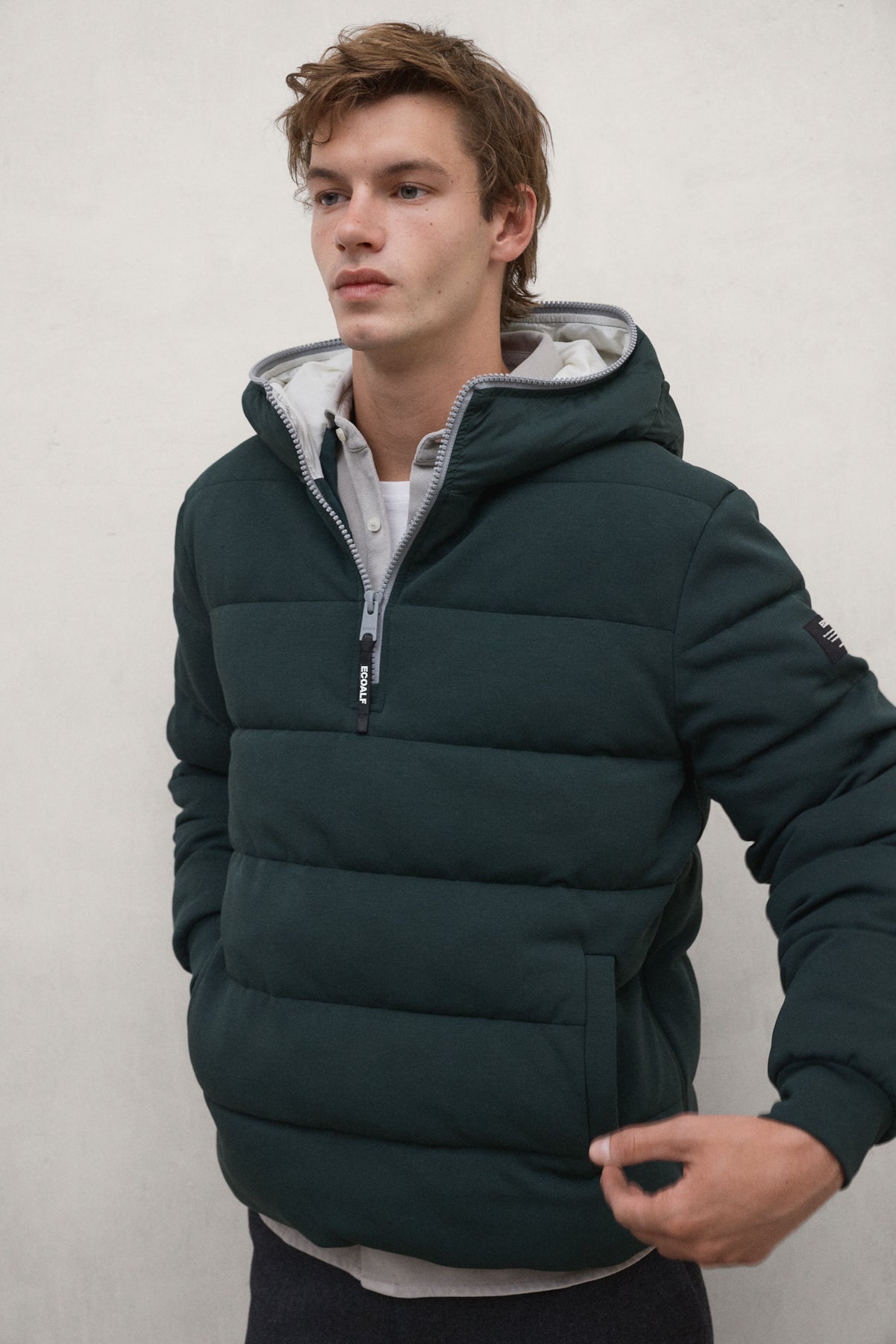 CHAQUETA HÍBRIDA ELDO VERDE