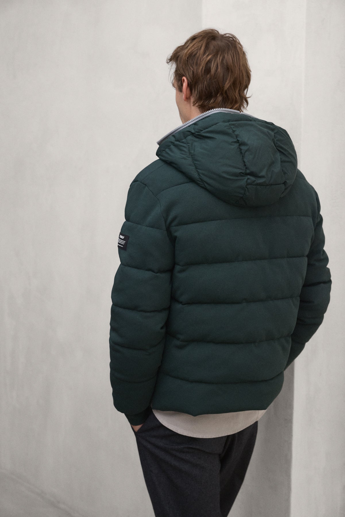 CHAQUETA HÍBRIDA ELDO VERDE