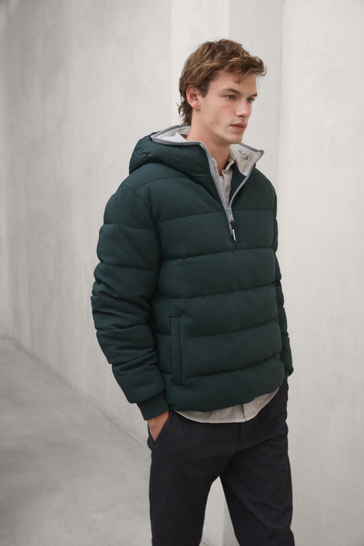 CHAQUETA HÍBRIDA ELDO VERDE