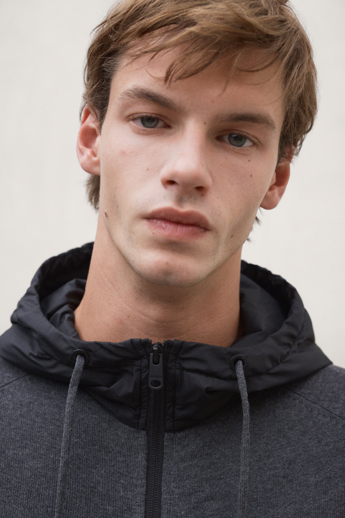 HYBRIDJACKE BIRNE DUNKELGRAU