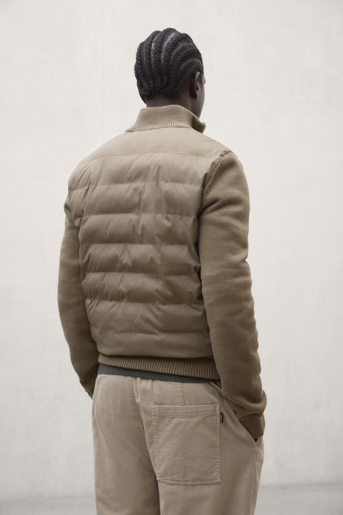 CHAQUETA HÍBRIDA TARIFE MARRÓN
