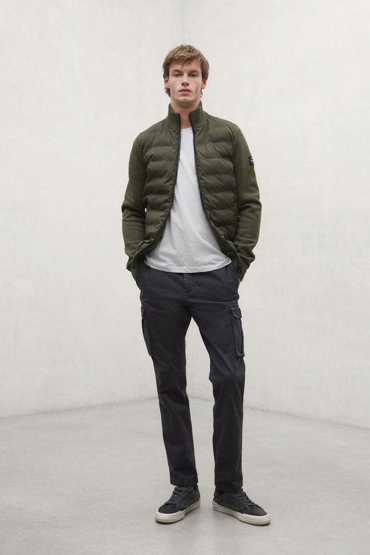 CHAQUETA HÍBRIDA TARIFE KHAKI