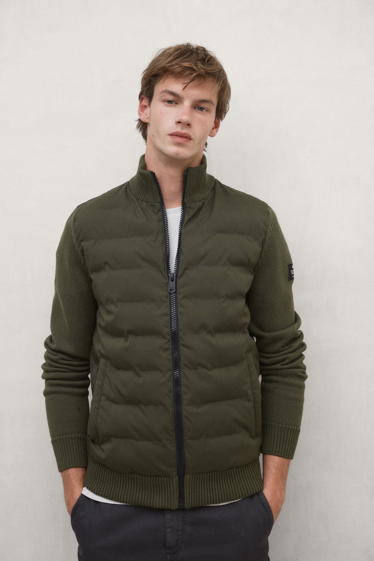 CHAQUETA HÍBRIDA TARIFE KHAKI
