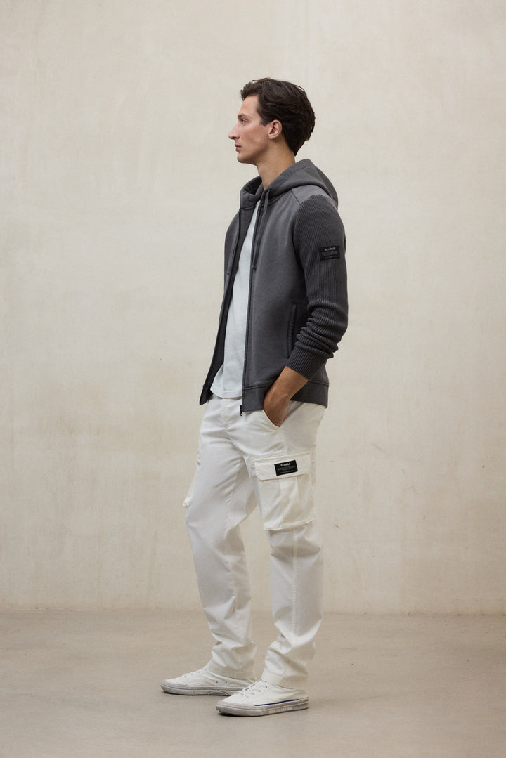 SUDADERA VIGO GRIS OSCURA