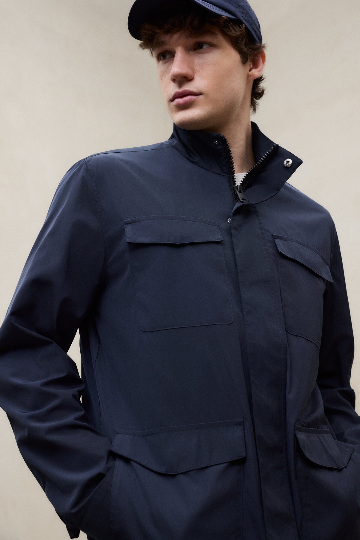 NAVY BLUE AELLO JACKET