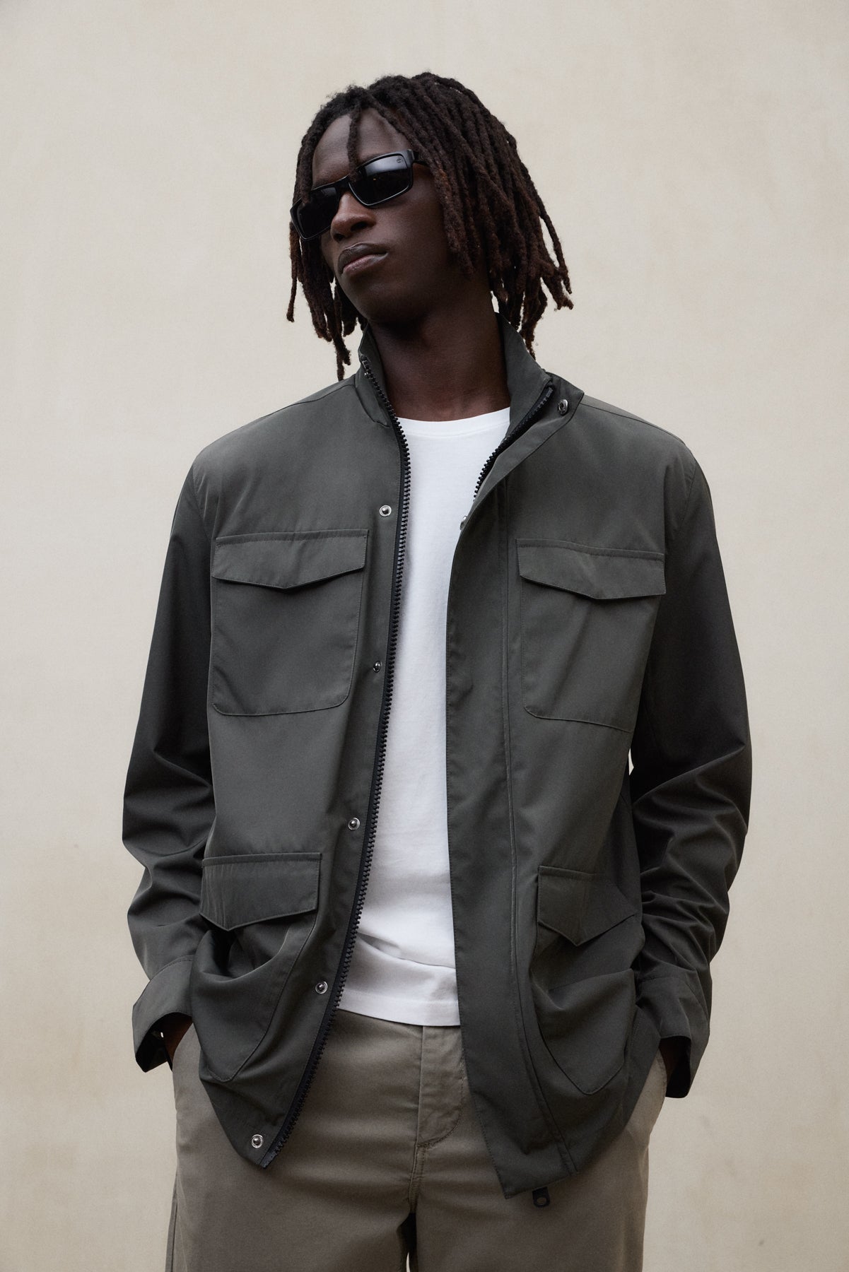 VESTE AELLO VERT FONCÉ