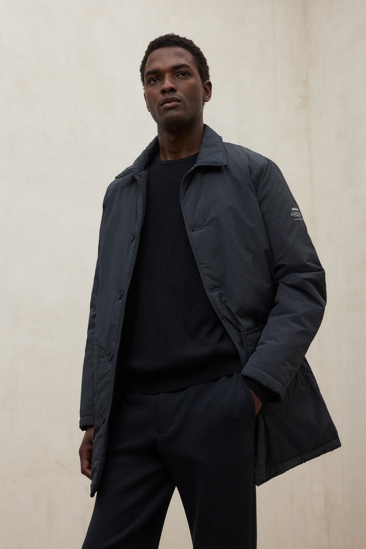 LANGE JACKE ANCUA DUNKELGRAU