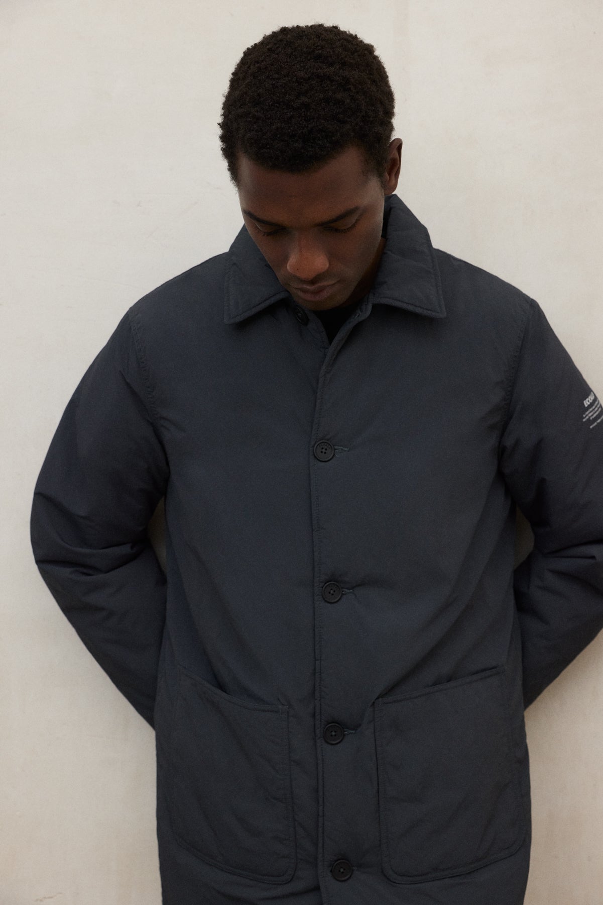 LONG DARK GREY ANCUA JACKET