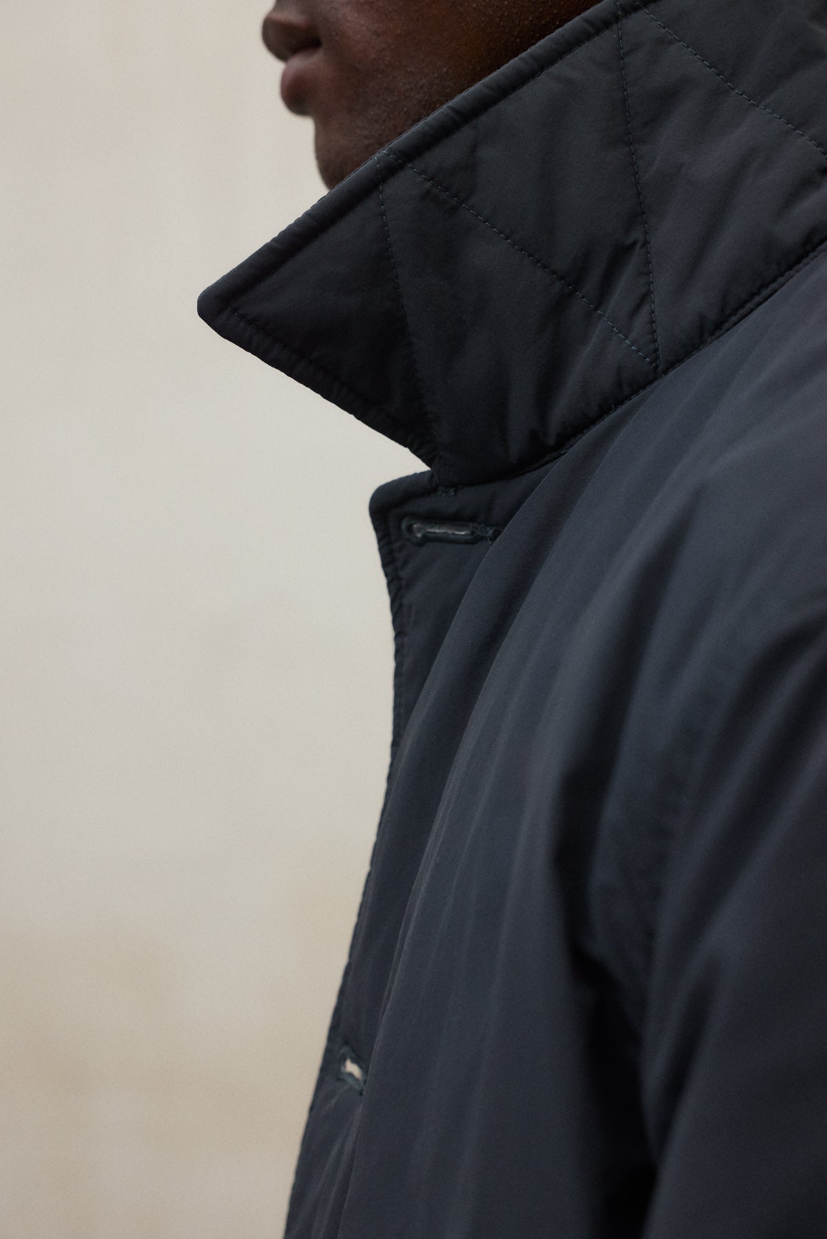 LONG DARK GREY ANCUA JACKET