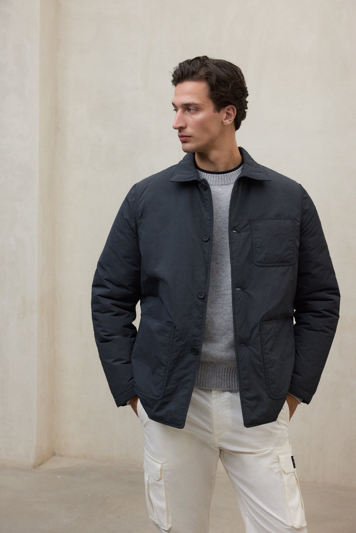 GIACCA CORTA ANCUA GRIGIO SCURO