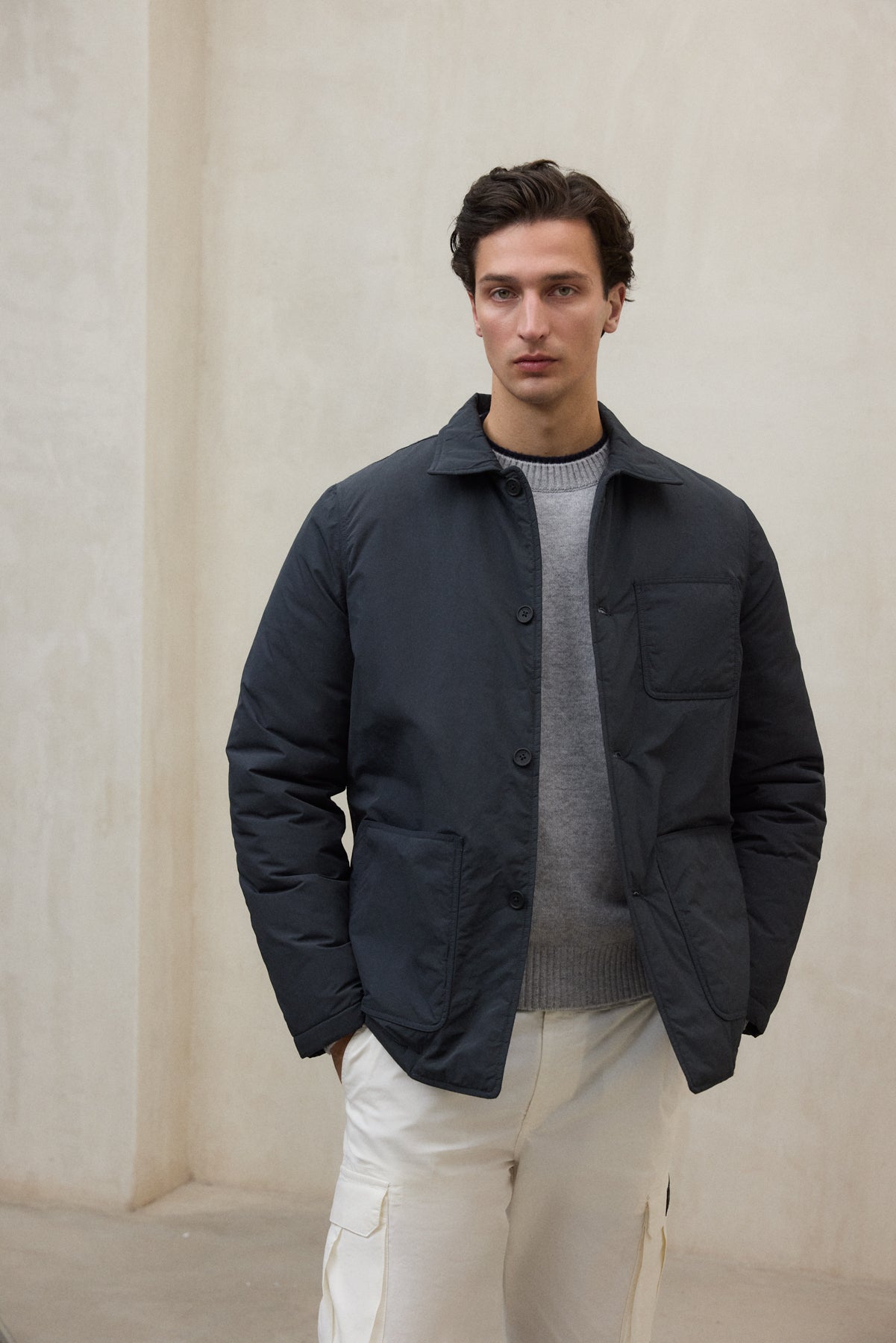 GIACCA CORTA ANCUA GRIGIO SCURO