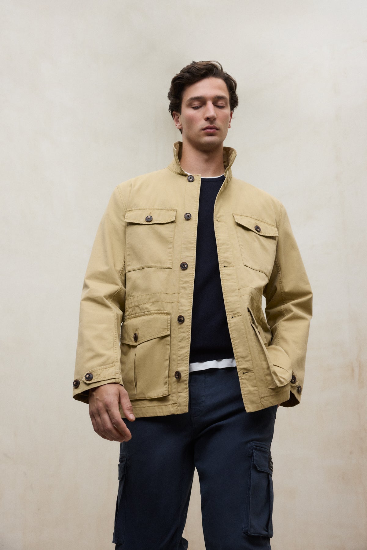 CHAQUETA ATLAS MOSTAZA