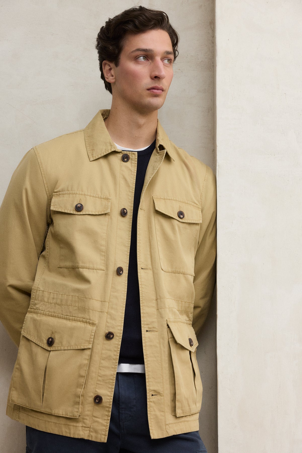 VESTE ATLAS MOUTARDE POUR HOMME ECOALF - Main Image