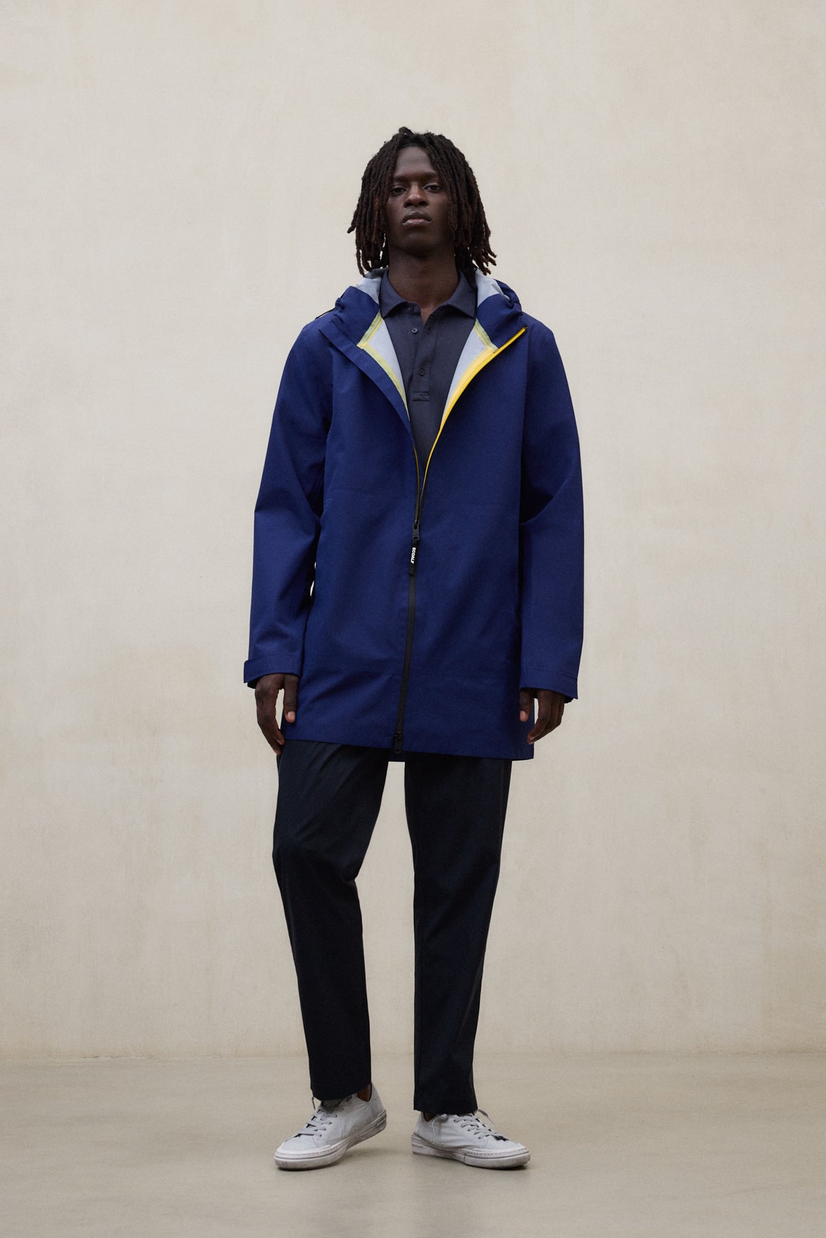 NAVY BLUE BALD JACKET