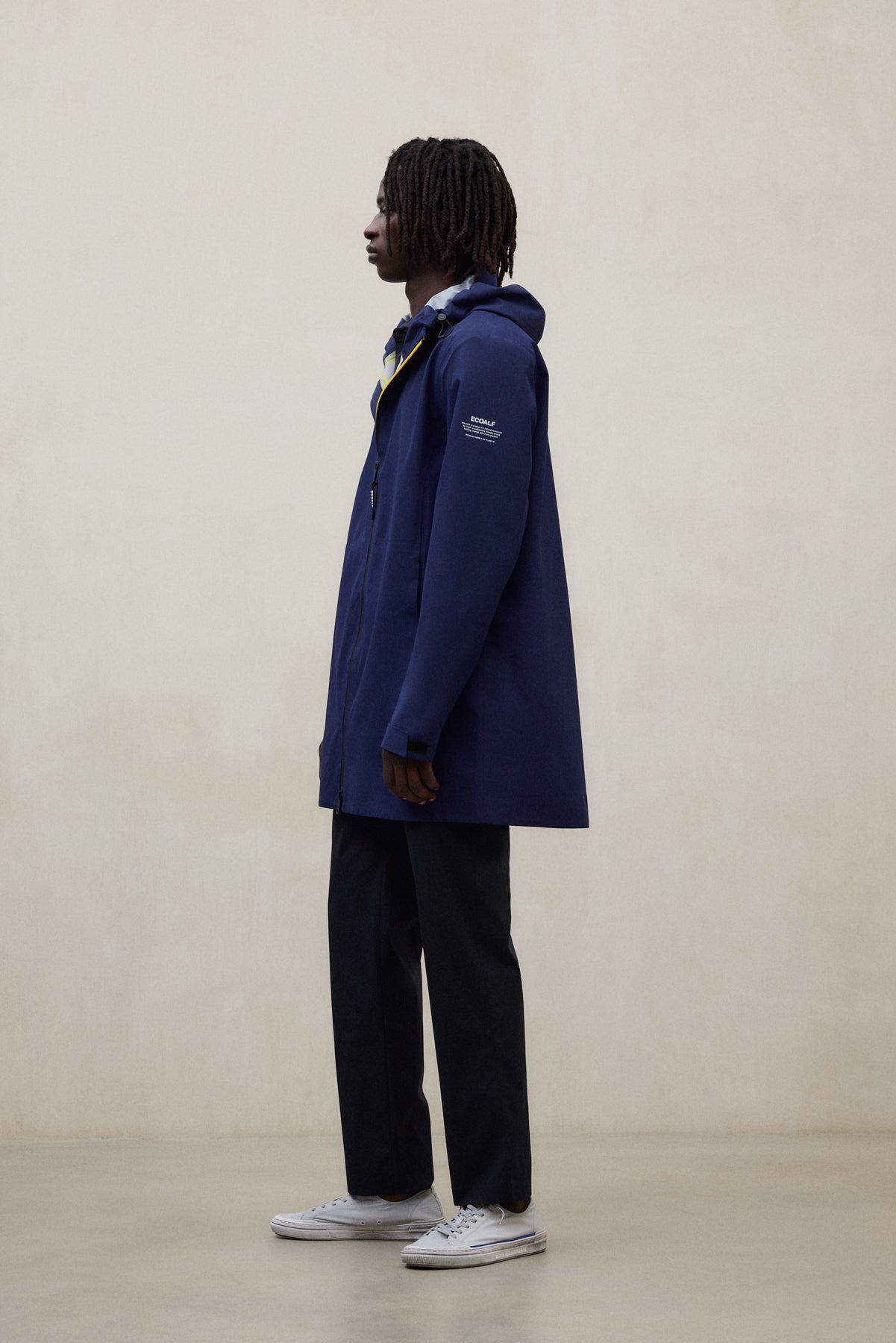 NAVY BLUE BALD JACKET