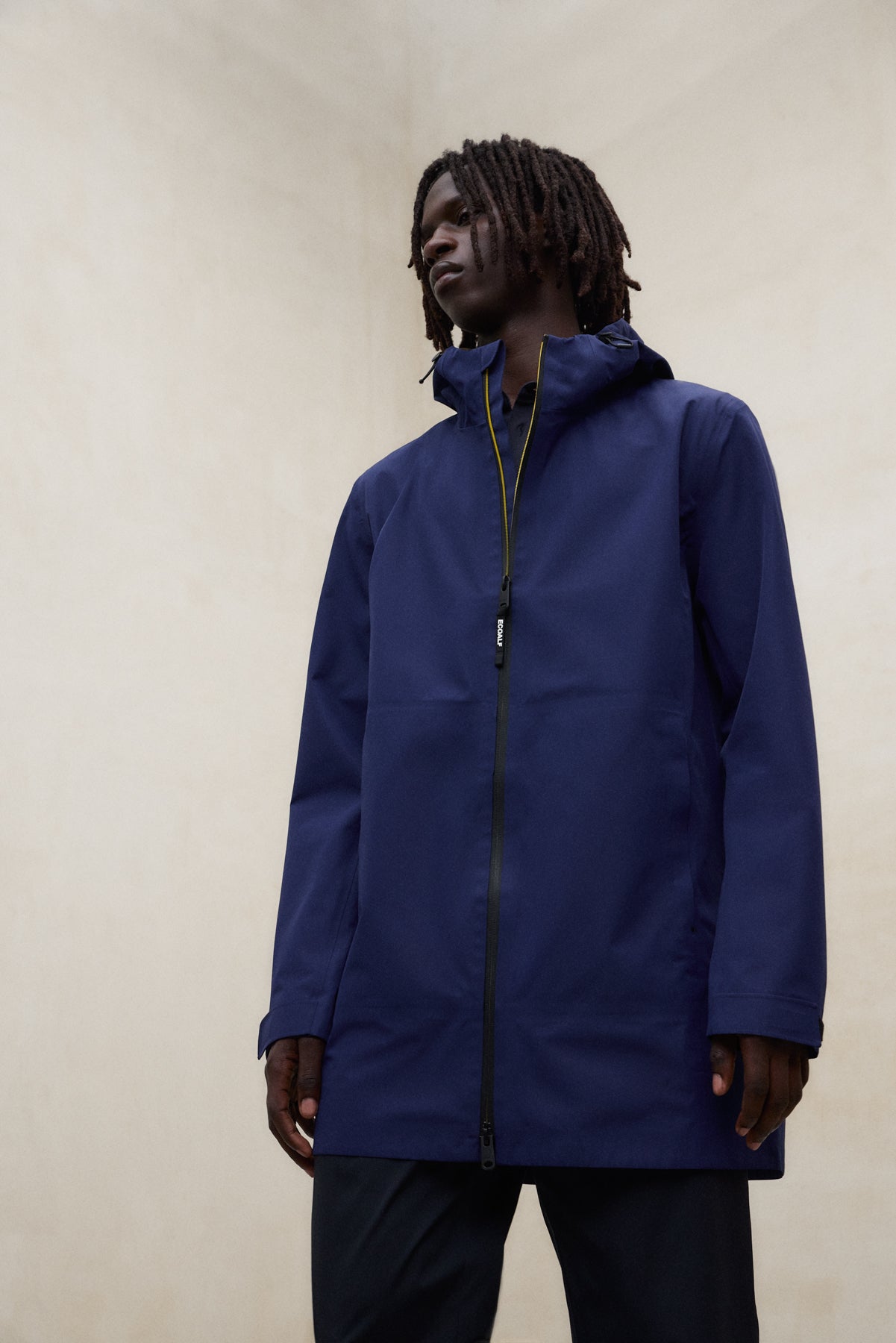 NAVY BLUE BALD JACKET