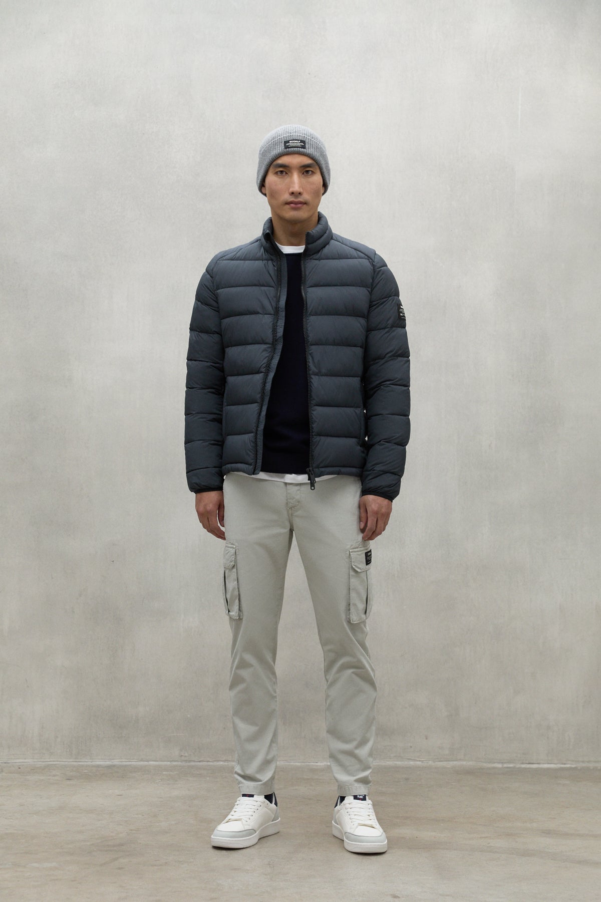 DARK GREY BERET JACKET