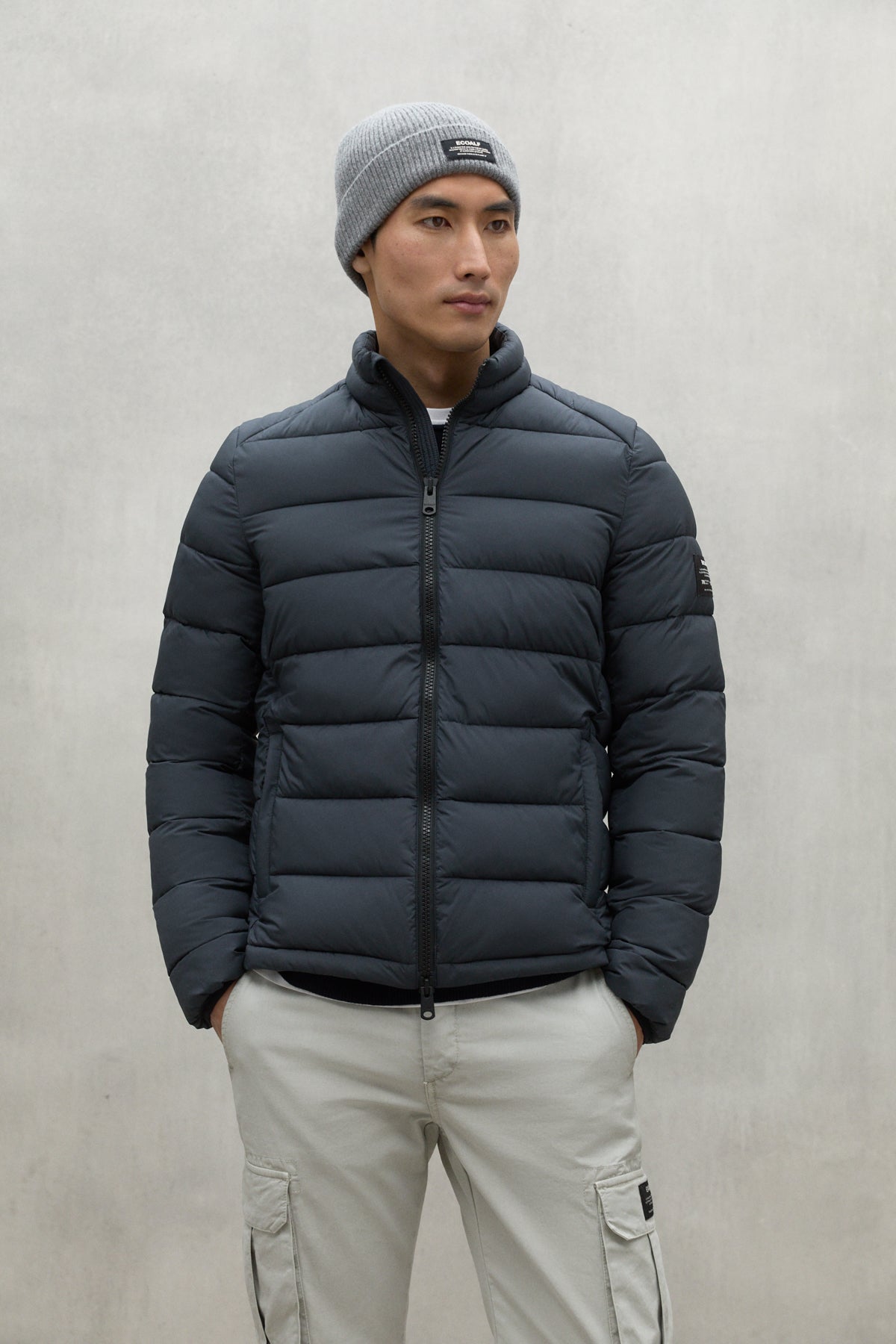 DARK GREY BERET JACKET