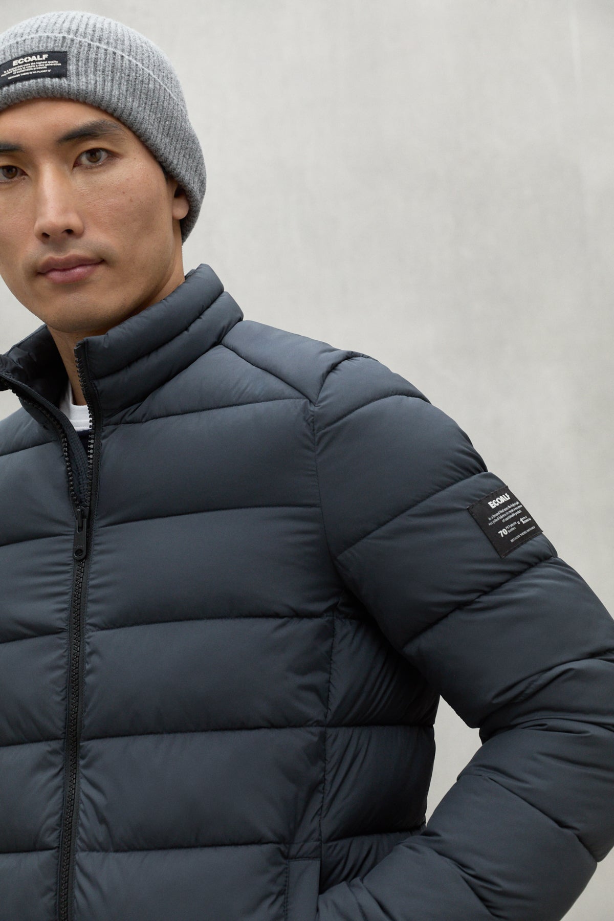 DARK GREY BERET JACKET