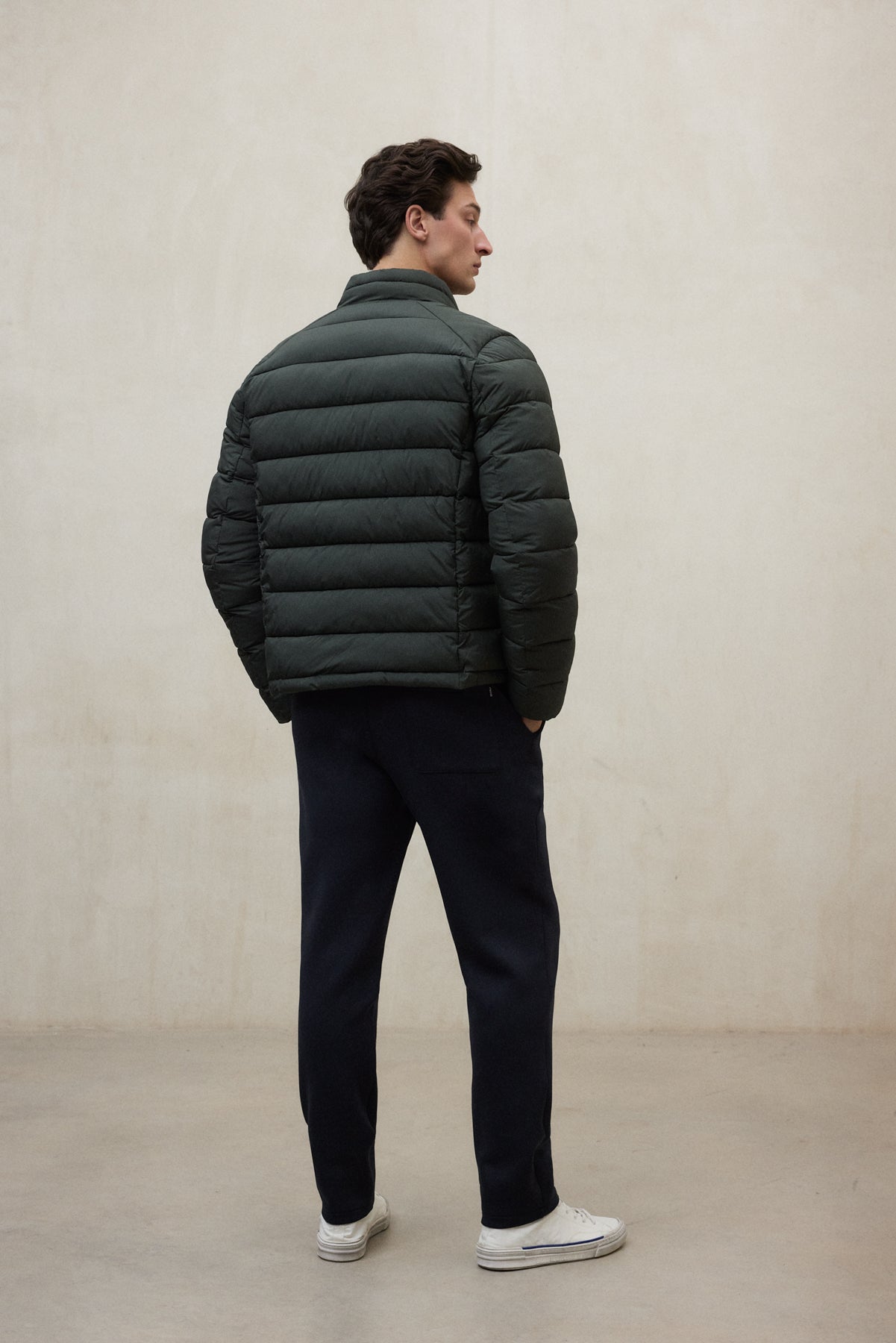 DARK GREEN BERET JACKET