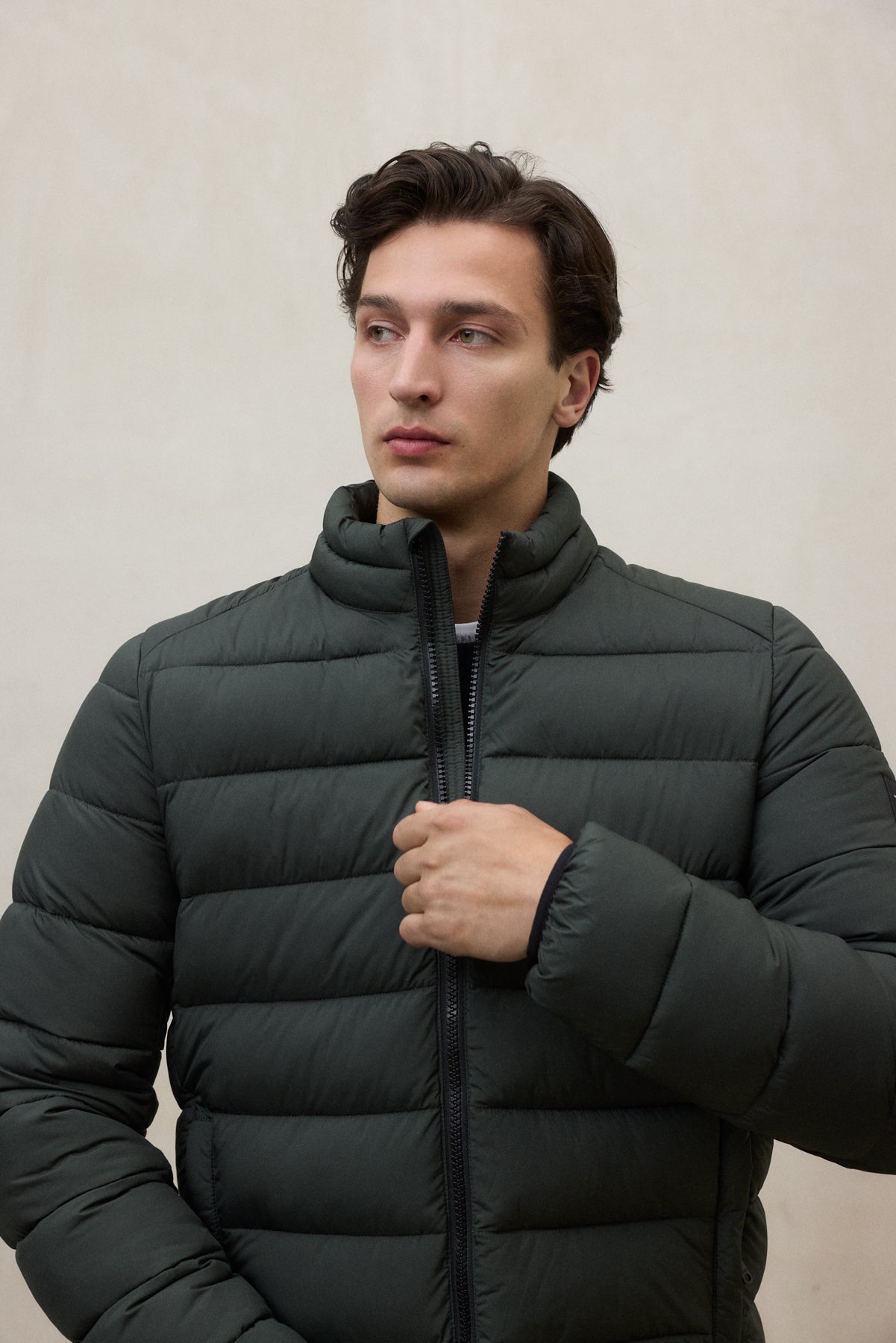 DARK GREEN BERET JACKET