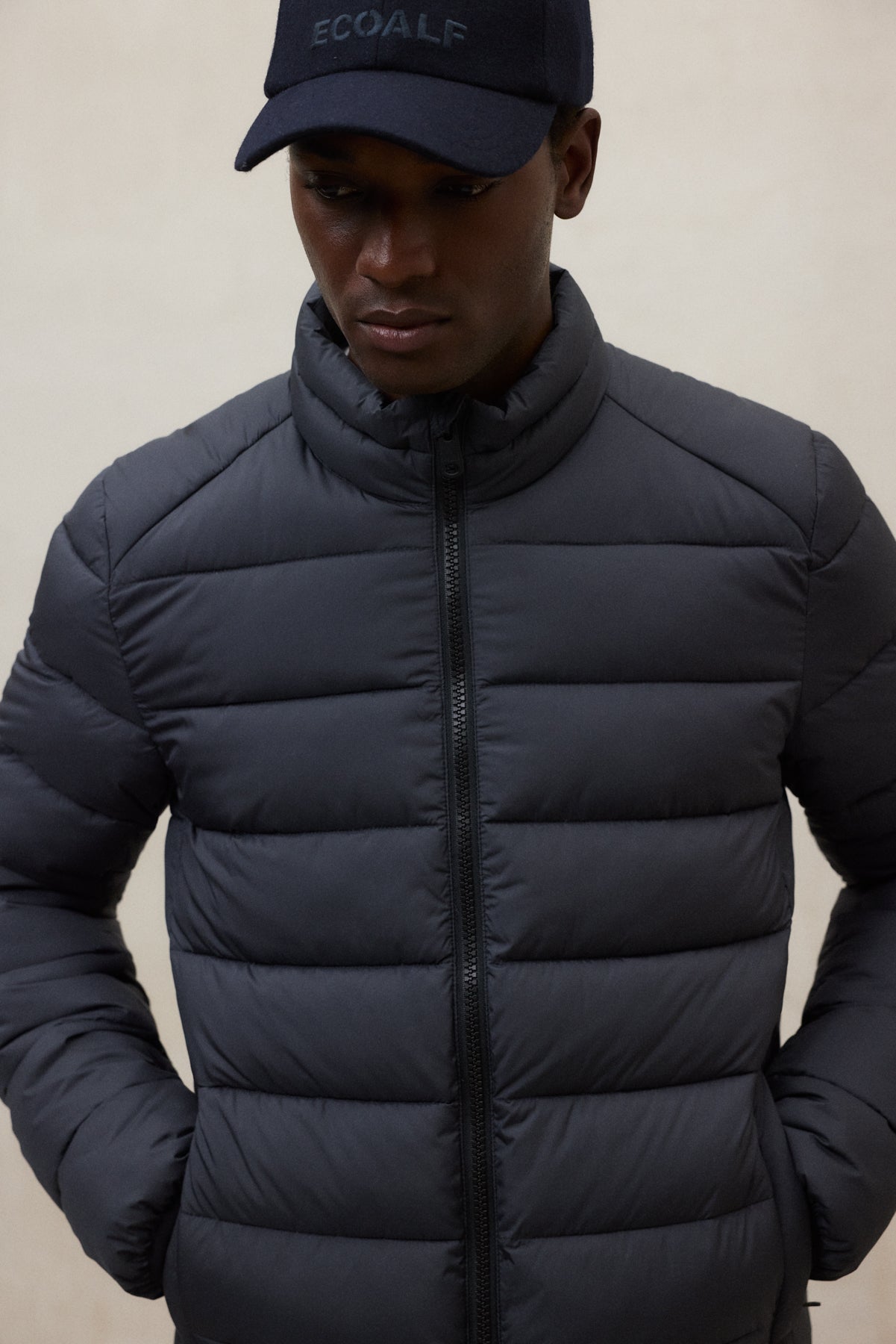 DARK GREY BERET JACKET