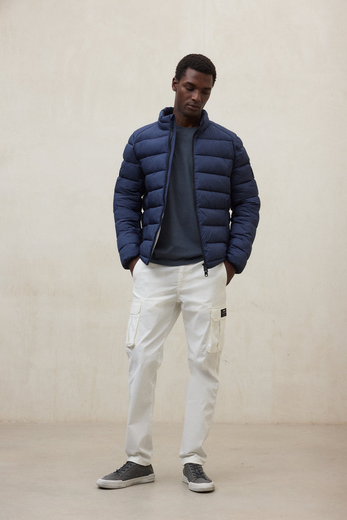 NAVY BLUE BERET JACKET