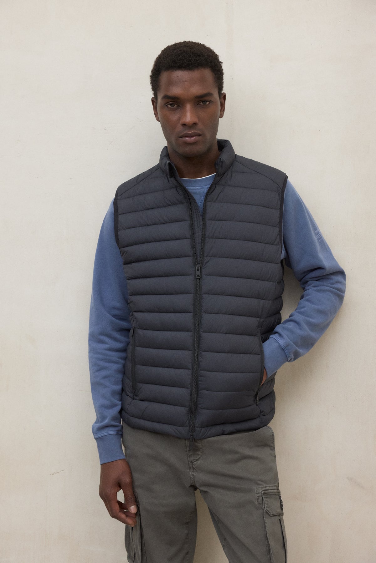 GILET CARDIFF GRIGIO SCURO