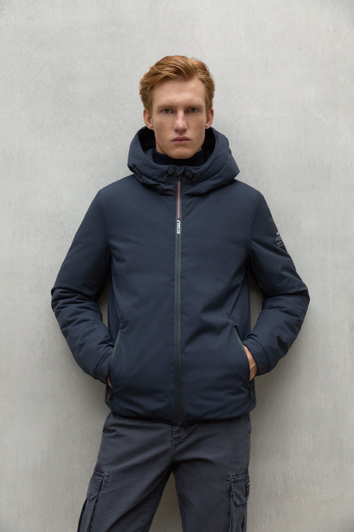 NAVY BLUE CARTES JACKET