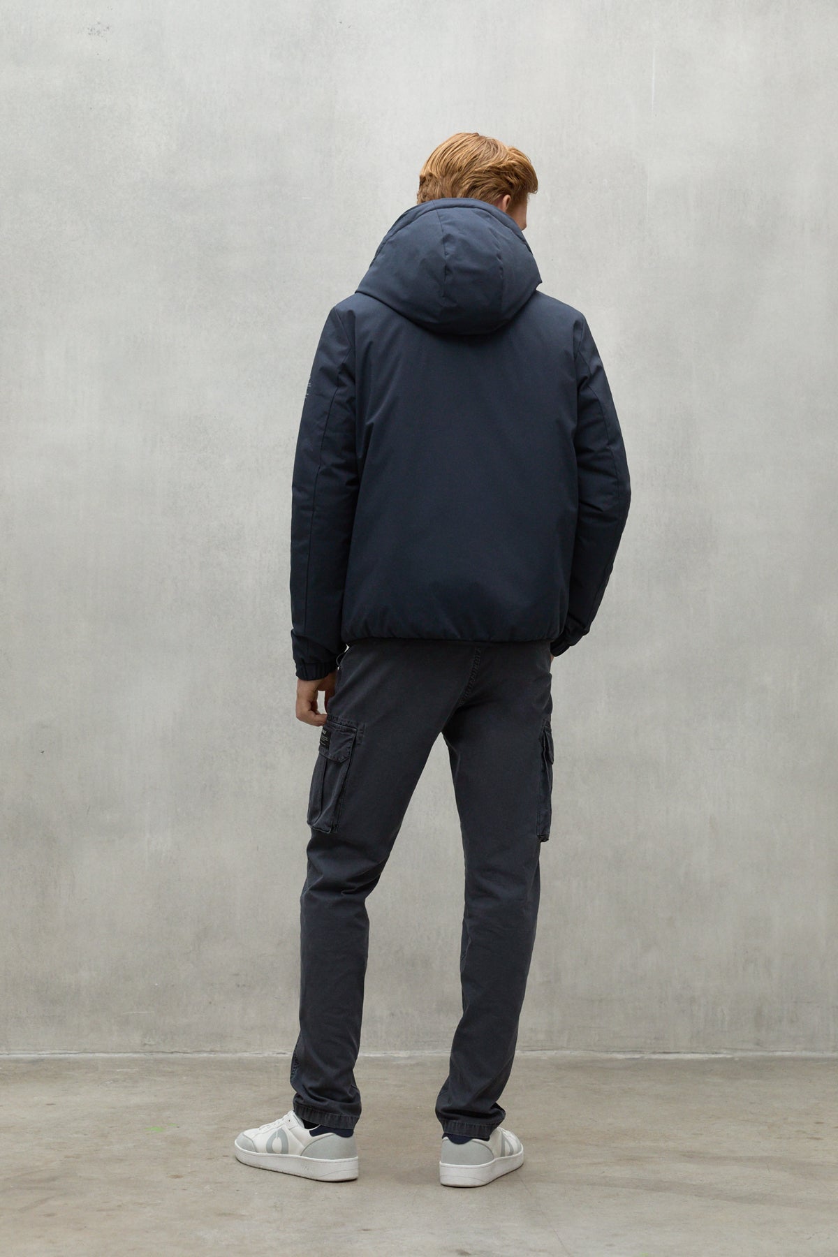 NAVY BLUE CARTES JACKET
